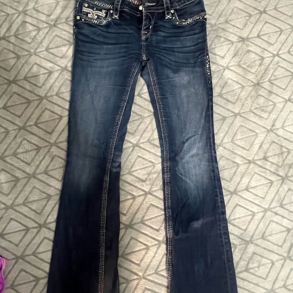 Rock Revival Dark Blue Bootcut Jeans
